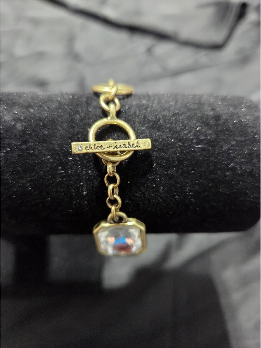 Clear Rhinestone Bracelet - Picture 2 of 2